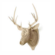 Głowa jelenia z kartonu na ścianę, Qbi.design