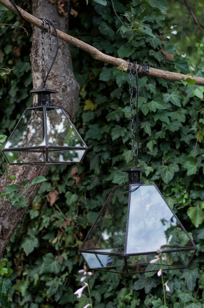 Szklane lampy Uno to ostatnie projekty Agnieszki...