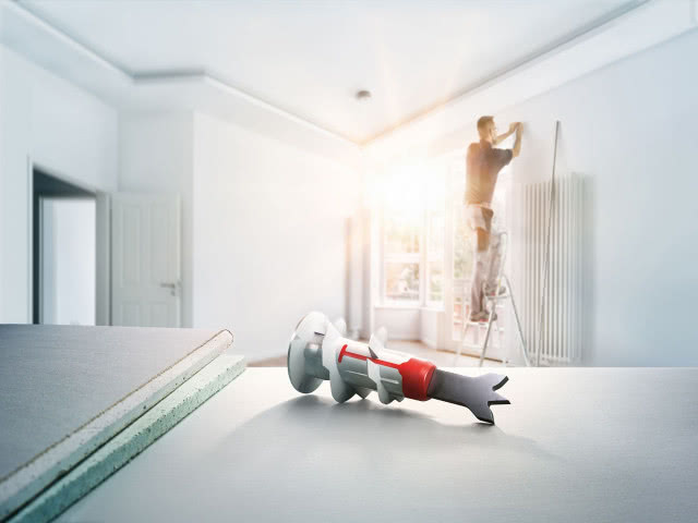 Kołek DUOBLADE do mocowania lekkich przedmiotów w płytach biurowych