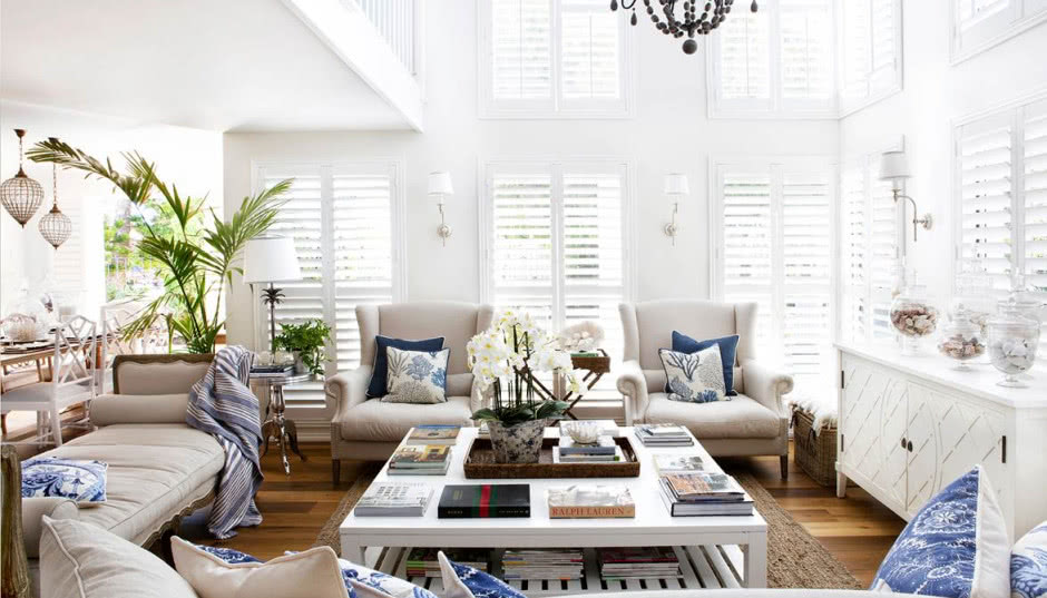 Styl hampton - luksus na wakacjach