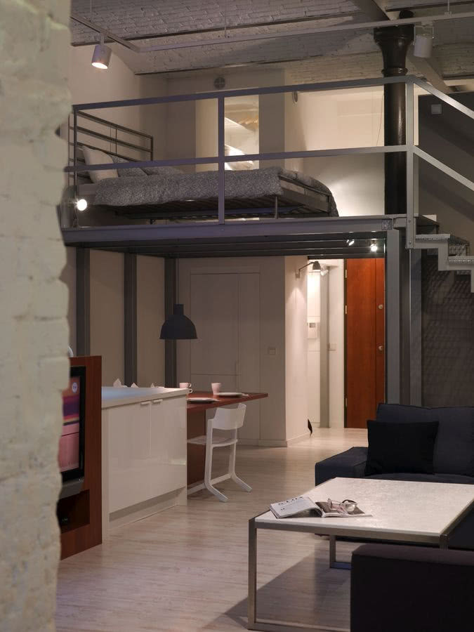 Apartament zachwyca wysokością, oryginalnością,...