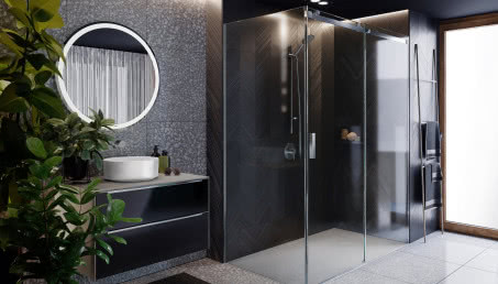 Wygodny prysznic, czyli brodzik, kabina, panel i... ergonomia