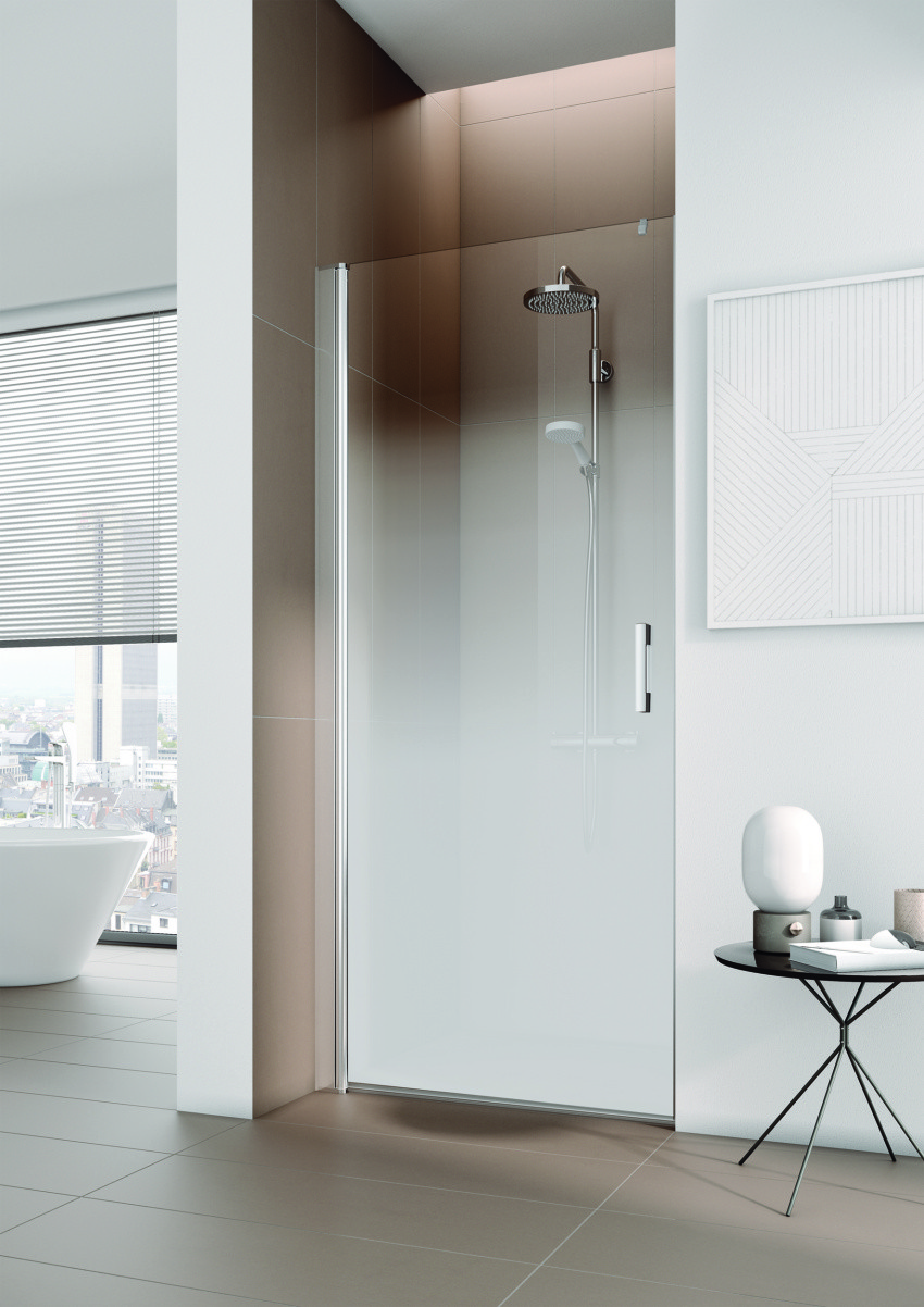 Drzwi przechodzące z mlecznej
warstwy w...