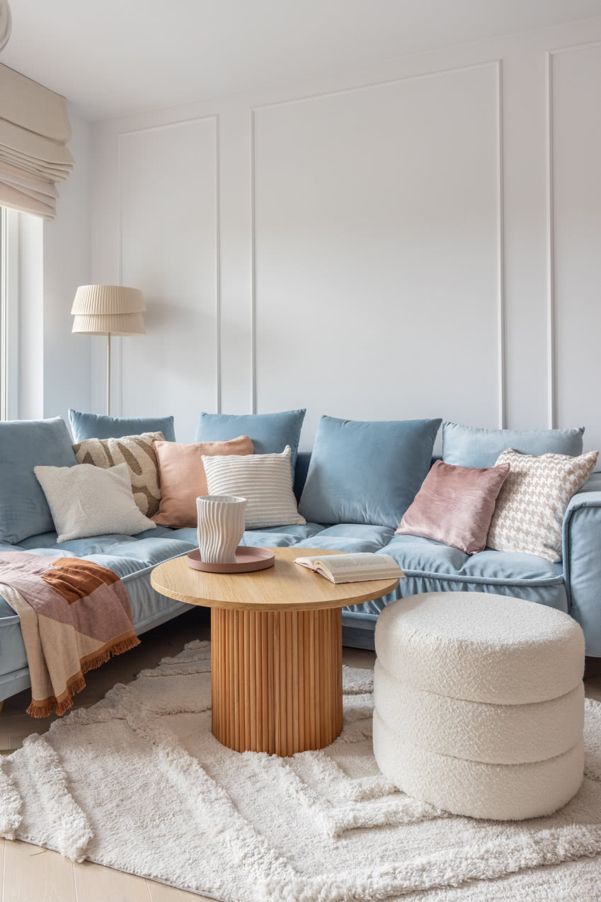 W salonie panuje pozytywny klimat.
Stół i...