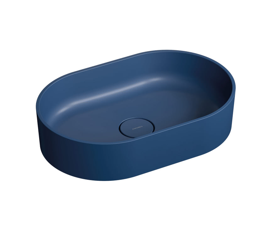 Umywalka nablatowa OVO M+, midnight blue