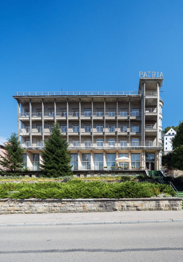 Sanatorium Patria budynek z wieżyczką