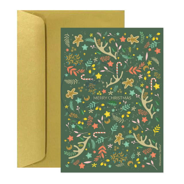 designerska kartka świąteczna