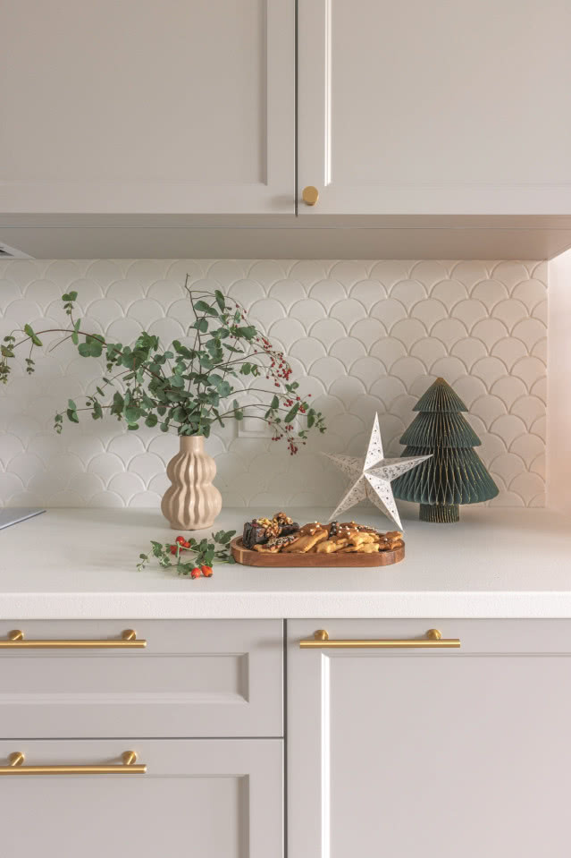 szara kuchnia inspiracja świąteczna