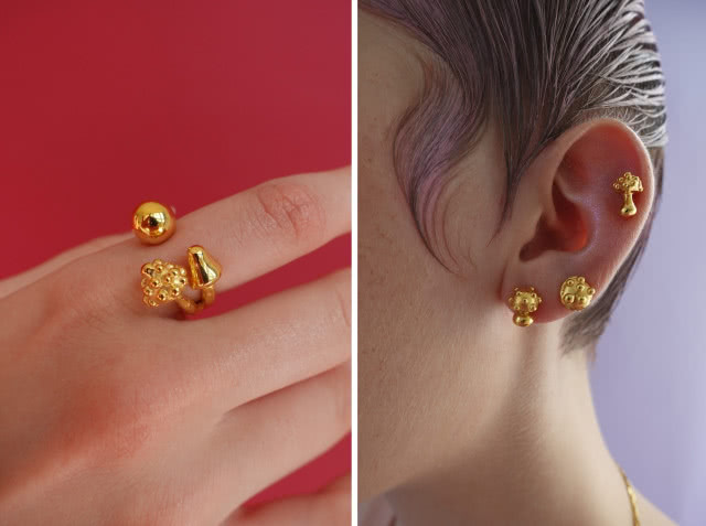 Kolekcja biżuterii „Fungi”, Natalia Kopiszka, Kopi