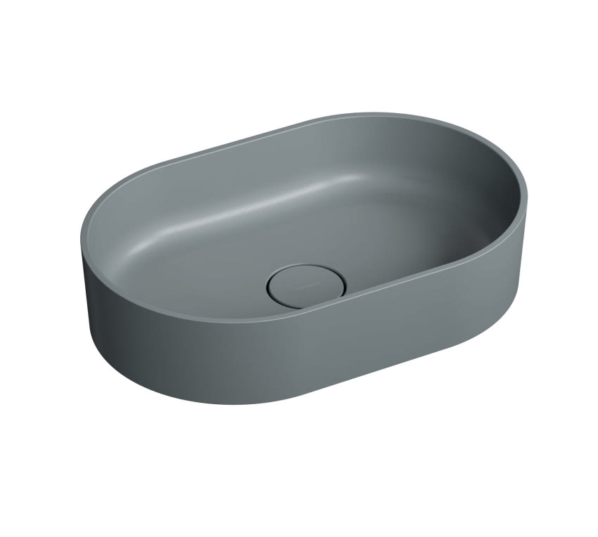 Umywalka nablatowa OVO M+, ash grey