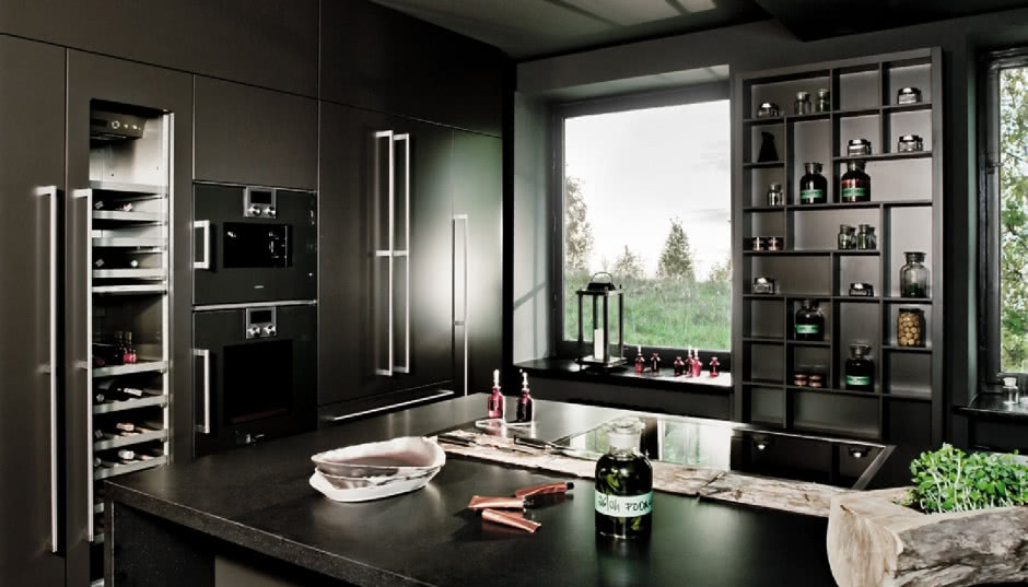 Matowe powierzchnie w kuchni