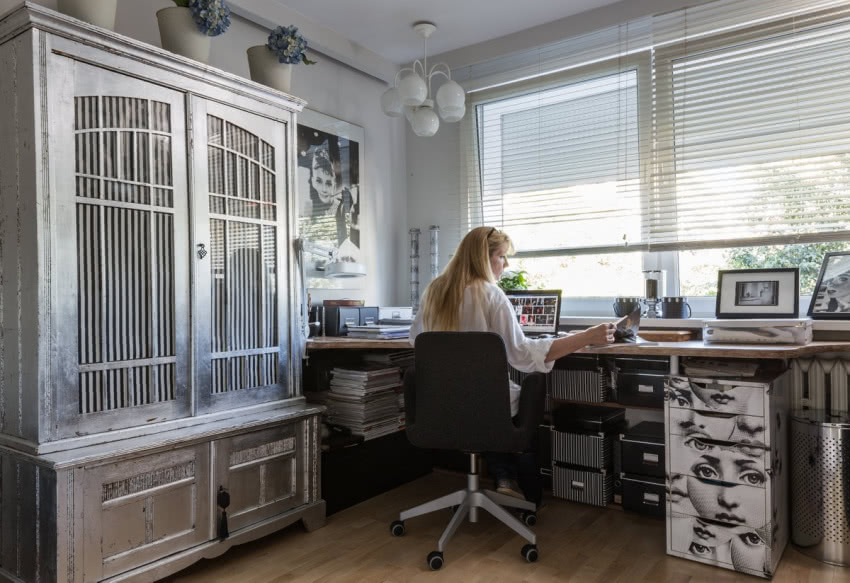 Mirka Dworak w pracowni