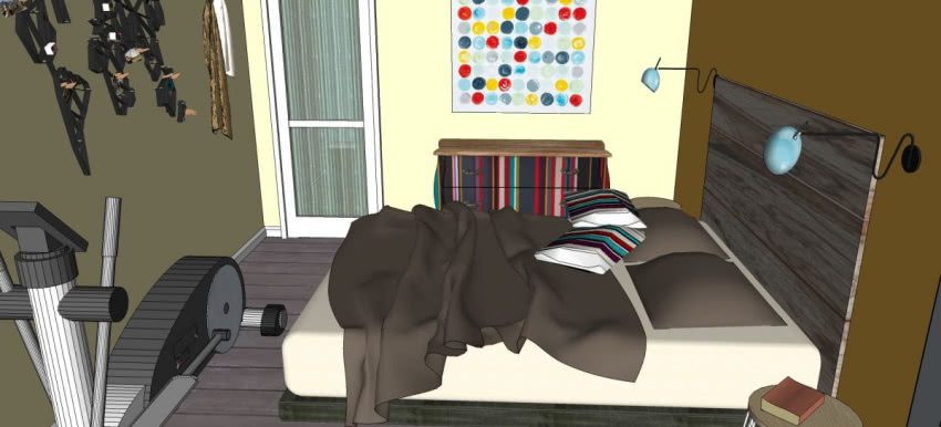 Projekt wnętrza - fragment pracy dyplomowej,...