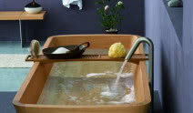 Wanna Aqua z drewna tekowego