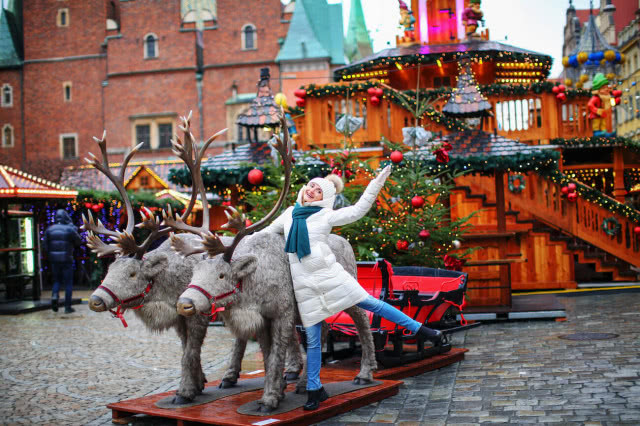 Jarmark świąteczny we Wrocławiu