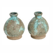 Ceramiczne wazoniki Azzurro Old