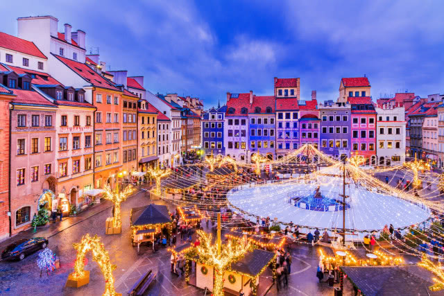 Jarmark bożonarodzeniowy w Warszawie