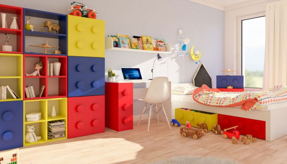 Meble dla dzieci jak składane klocki