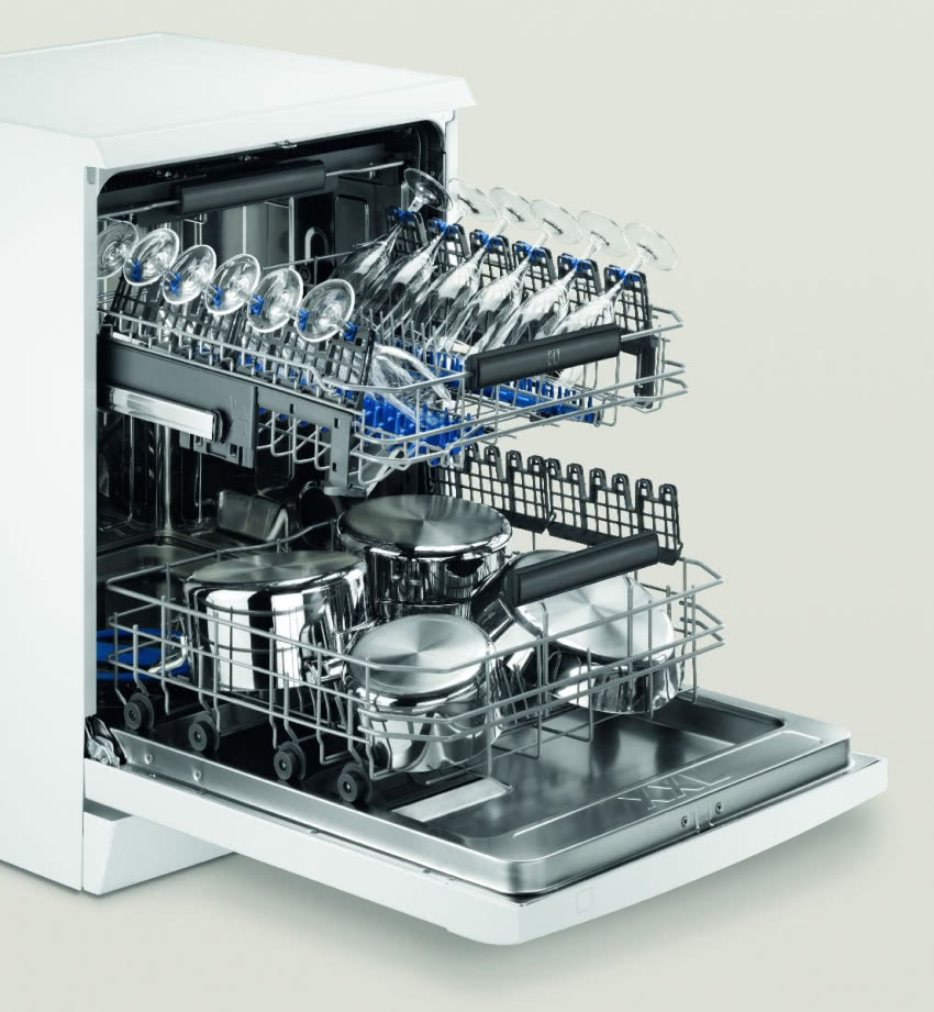 Bardziej przestronna komora zmywania i łatwe do...