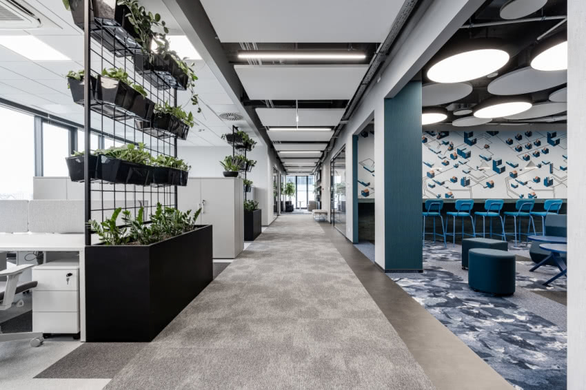 COLUMBUS - projekt wnętrz aranżacji biurowej dla...