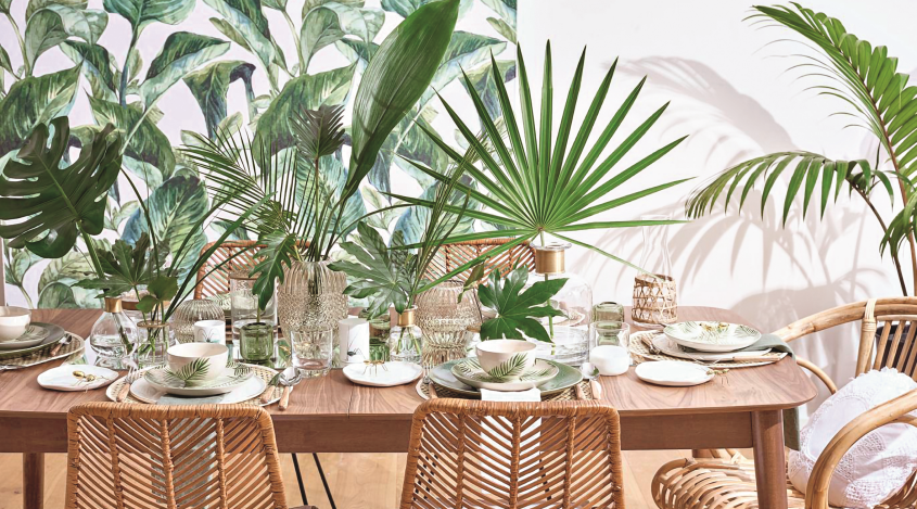 Miejska oaza - aranżacja wnętrza w zieleni