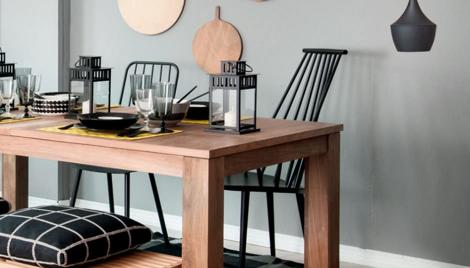 Wysmakowana jadalnia w kolorach Tikkurila