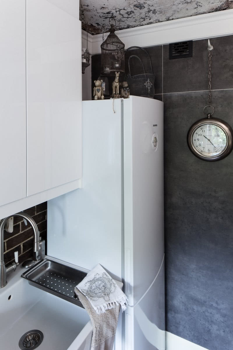 W kuchni - podobnie jak w całym mieszkaniu Mirki...