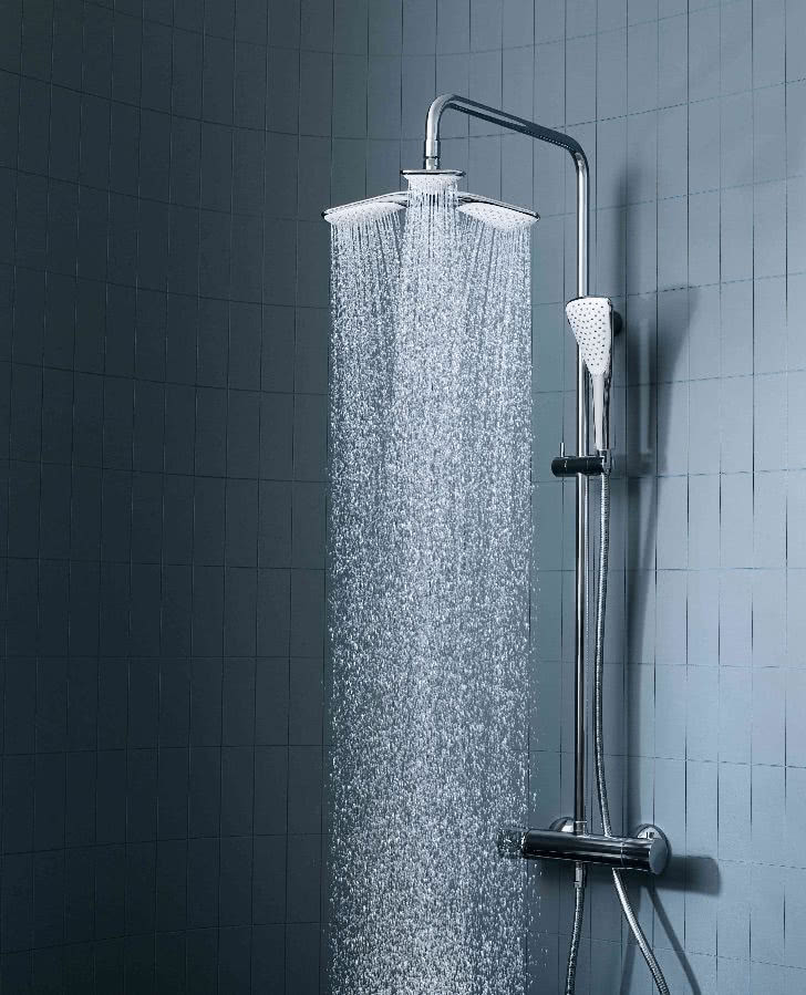 Kludi Dual Shower System - deszczownica + rączka natrysku
