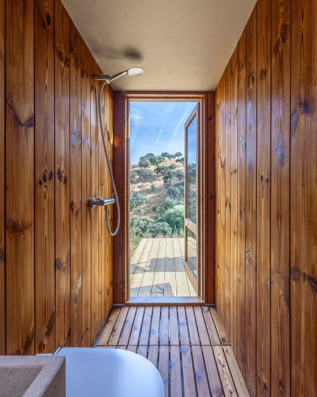 zaimpregnowane drewno w łazience