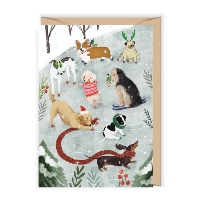 designerska kartka świąteczna