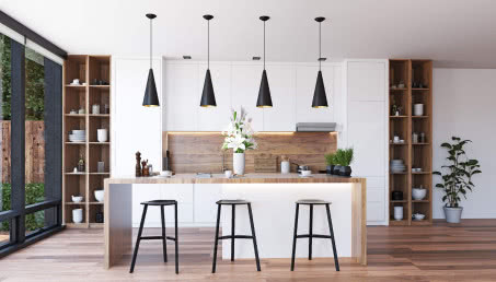 Jak oddzielić kuchnię od salonu? 11 sposób na odgrodzenie kuchni i podział stref