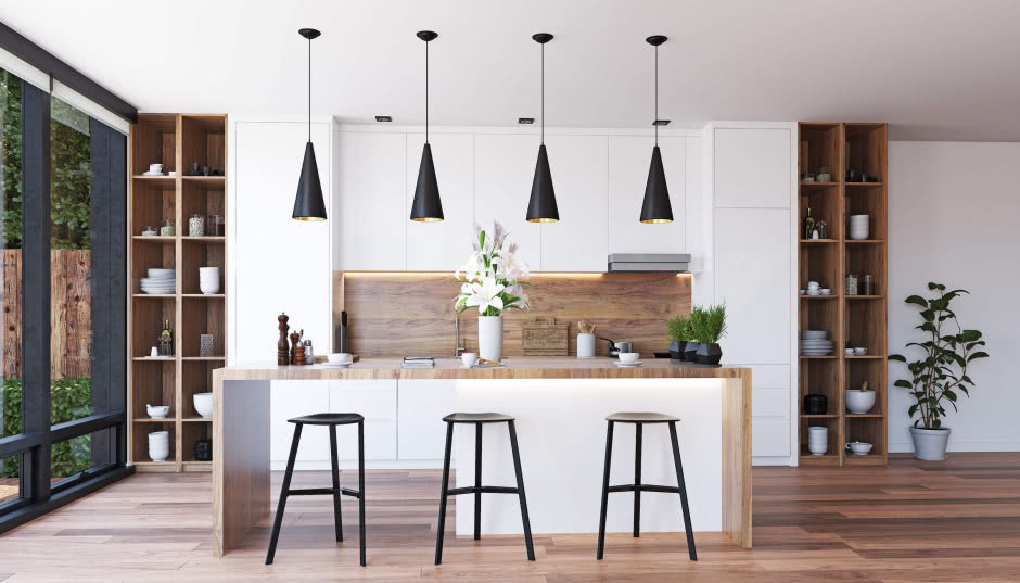 Jak oddzielić kuchnię od salonu? 11 sposób na odgrodzenie kuchni i podział stref
