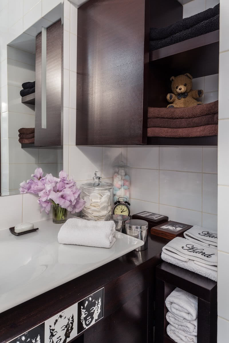 W łazience na widoku jest tylko to, co ładne i...