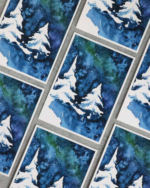 designerska kartka świąteczna