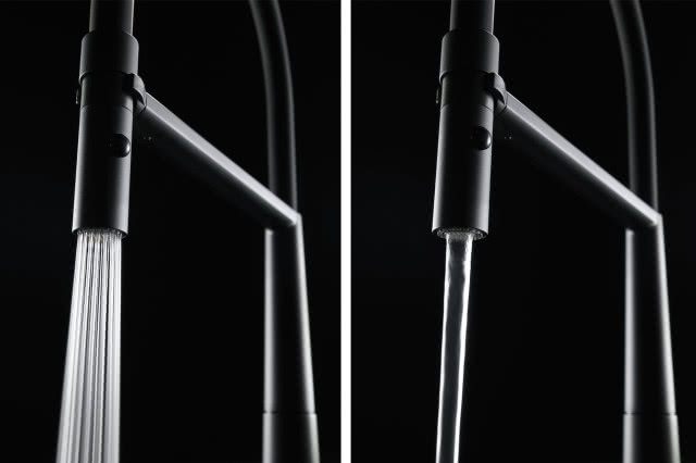 Franke, nowa bateria Icon Semi-Pro – funkcja prysznica oraz zwarty strumień laminarny