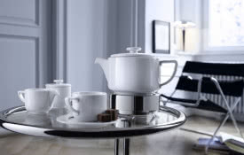 Michalsky
Zaparzacz do kawy lub herbaty wykonany z białej porcelany, poj. 1,2 l, projekt Michael Michalsky, WMF, DECO SALON