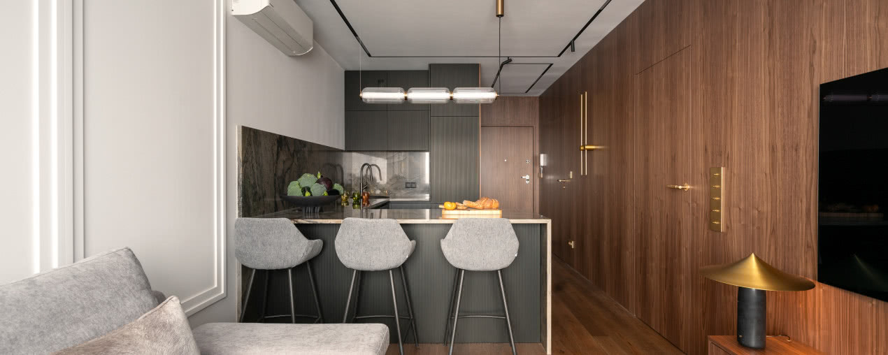 Małe jest piękne! Metamorfoza 40-metrowego mieszkania w wysokim standardzie