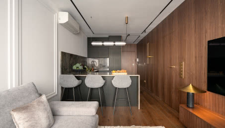Małe jest piękne! Metamorfoza 40-metrowego mieszkania w wysokim standardzie