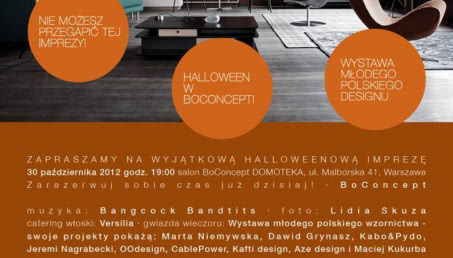 Halloween z designem w BoConcept