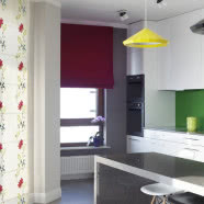 Kolory wnętrz - szarość i barwne akcenty