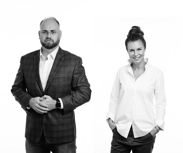 Jakub Bartos i Magda Tarnowska