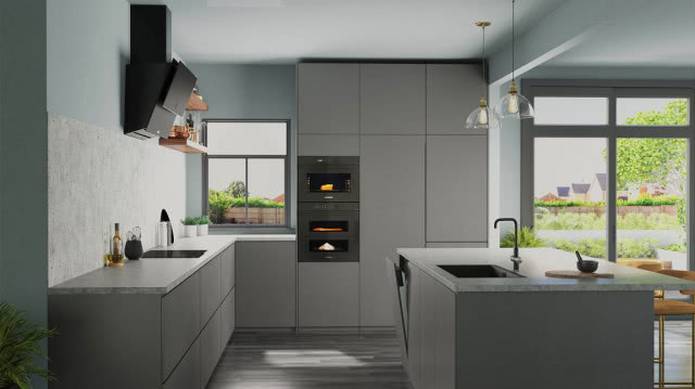 piekarnik do zabudowy, wyspa kuchenne, okap, lodówka