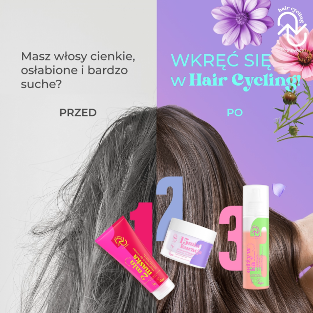 Hair Cycling z OnlyBio - odkryj sekret zdrowych włosów w zaledwie 3 dni!