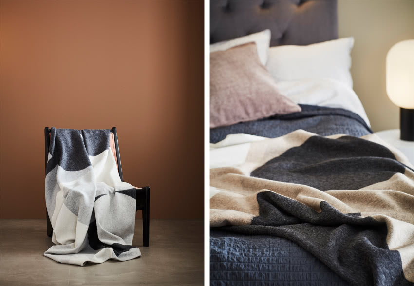 Koce z serii Värn (materiał: 80% wełna, 20%...