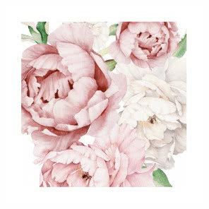 Naklejka ścienna Piwonie, YOKO DESIGN