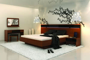 Sypialnia w stylu zen - KM Klose
