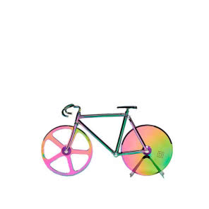 Nóż do pizzy rower Doiy Fixie opalizujący, Czerwona Maszyna, 125 zł