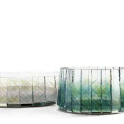 13. Seria kryształowych naczyń zdobionych...