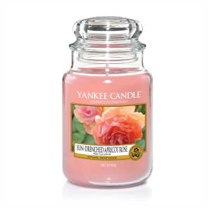 Świeca o zapachu Sun-Drenchen Apricot Rose, YANKEE CANDLE