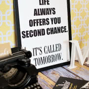 "Życie zawsze daje ci drugą szansę - nazywa się...